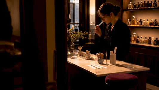 Elegant Spanish niche perfumery interior