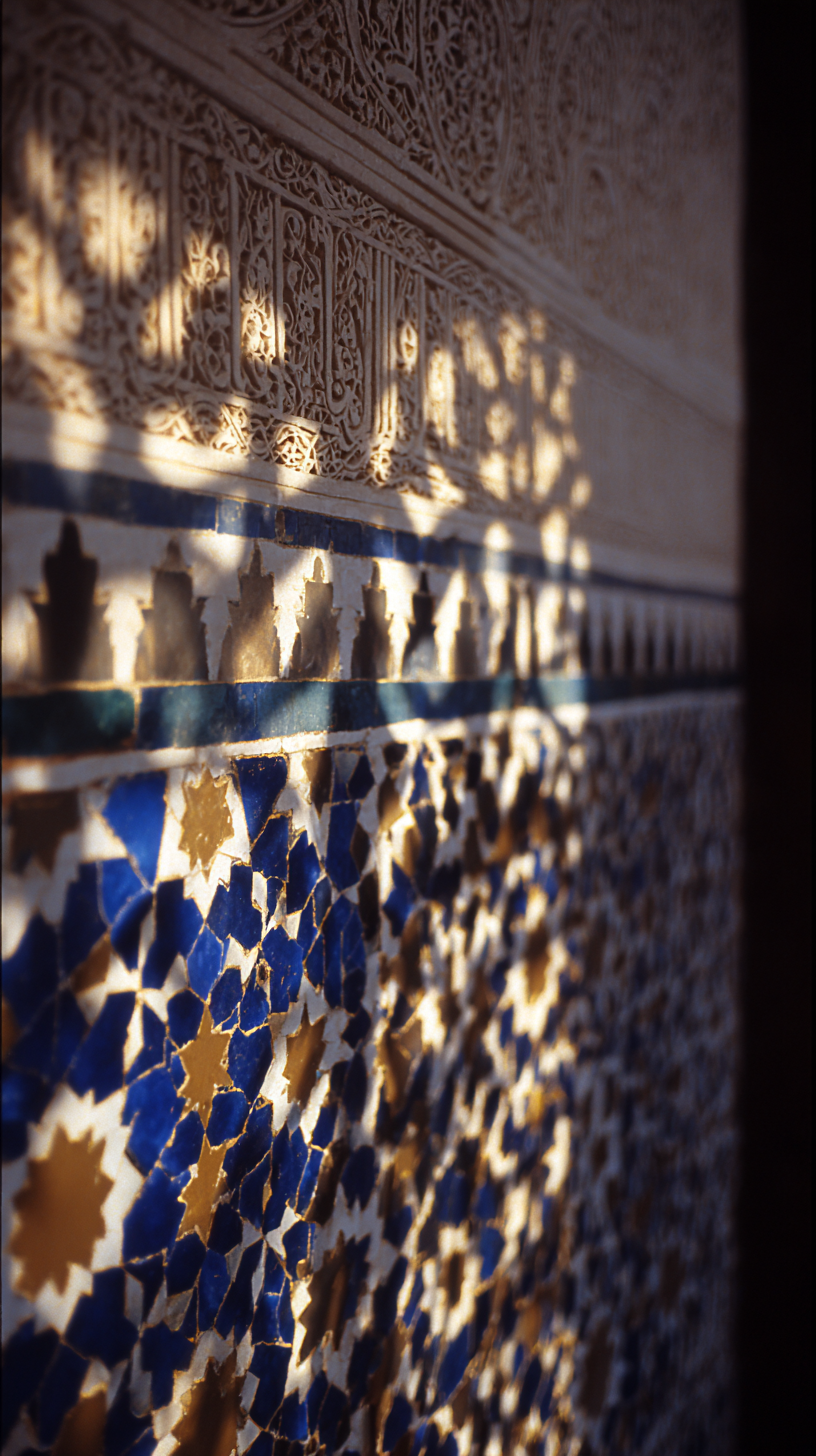 Maison Voyageur vs Diptyque vs Byredo — Saul Leiter style Alhambra Granada close-up · niche perfume comparison