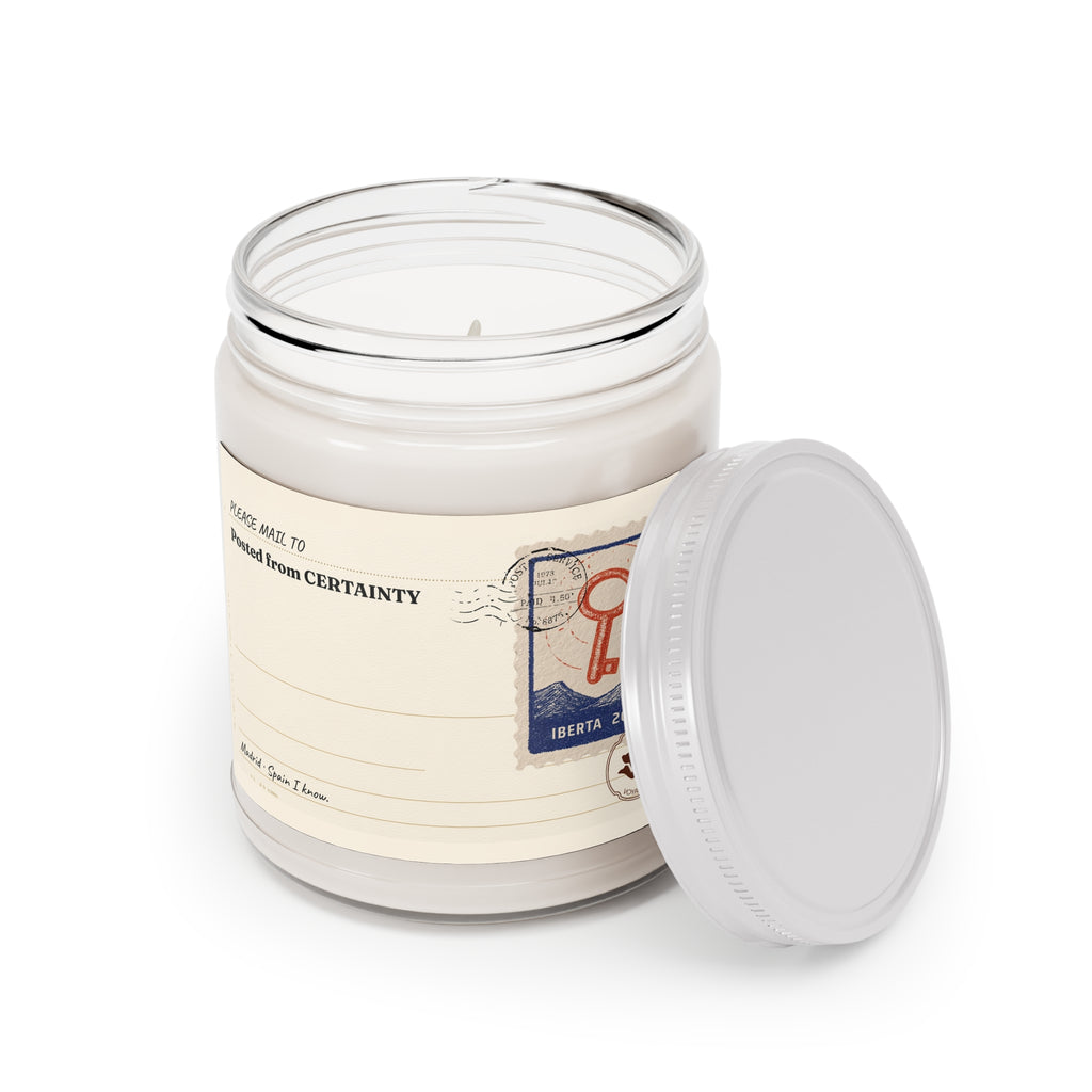 Personalized Soy Candle 9oz Certainty | Trust Yourself Mediterranean | Luxury Gift Maison Voyageur