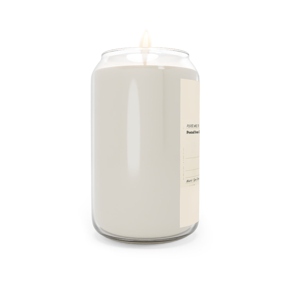 Personalized Soy Candle 14oz Certainty | Trust Yourself Mediterranean Key | Luxury Gift Maison Voyageur