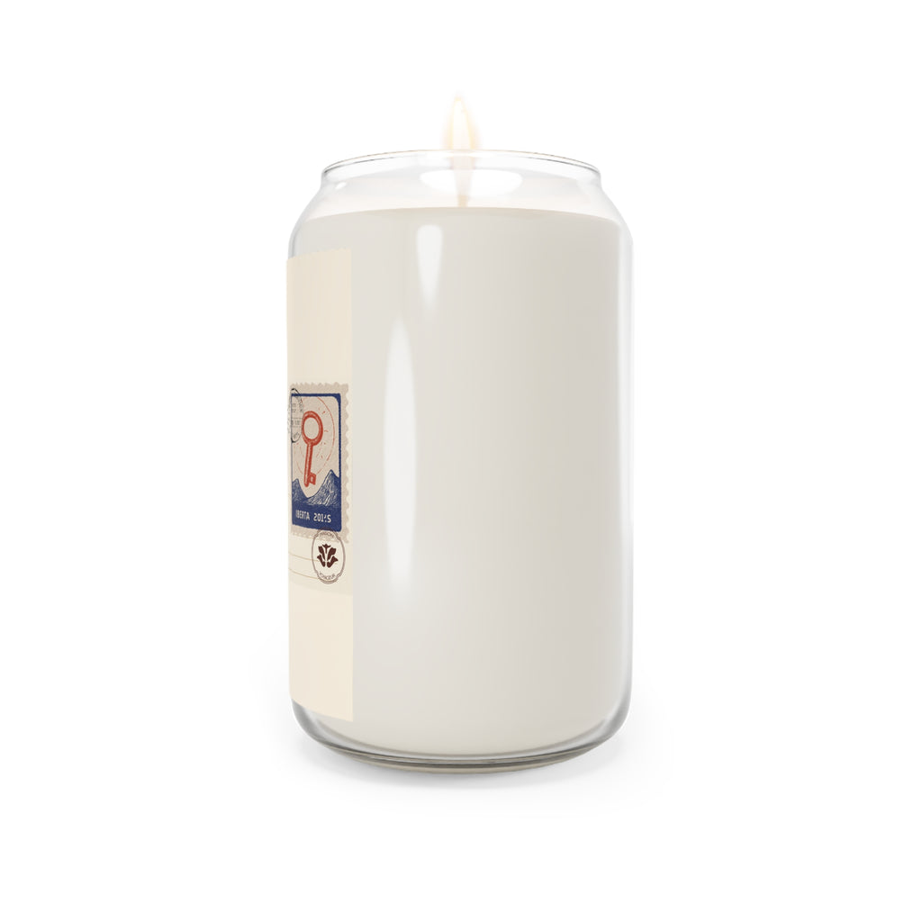Personalized Soy Candle 14oz Certainty | Trust Yourself Mediterranean Key | Luxury Gift Maison Voyageur