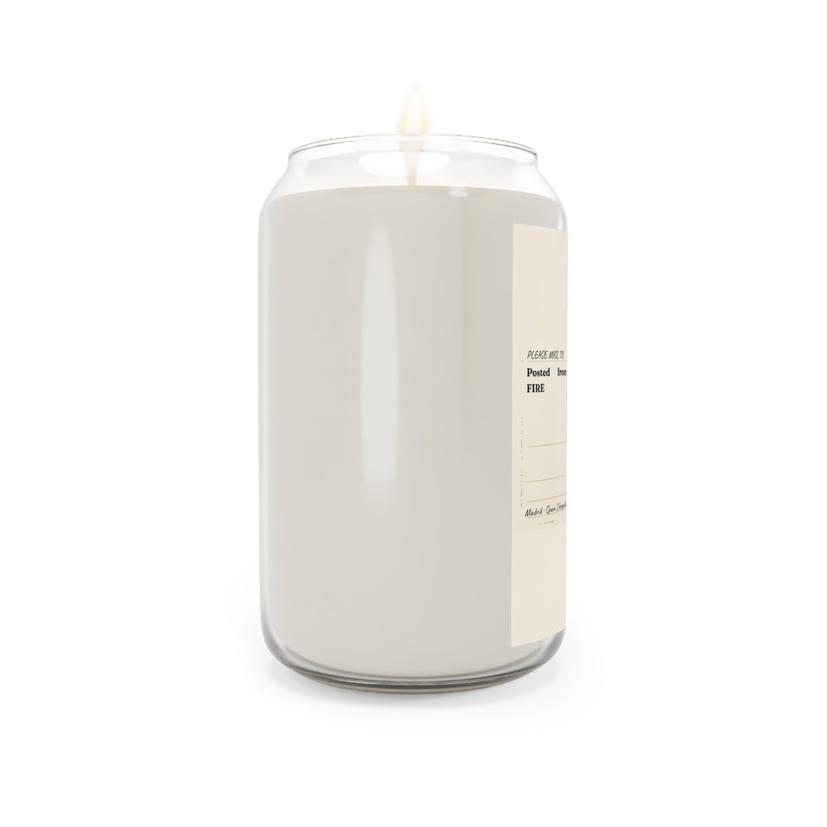 Personalized Soy Candle 14oz Inner Fire | Keep The Flame Mediterranean Lantern | Luxury Gift Maison Voyageur