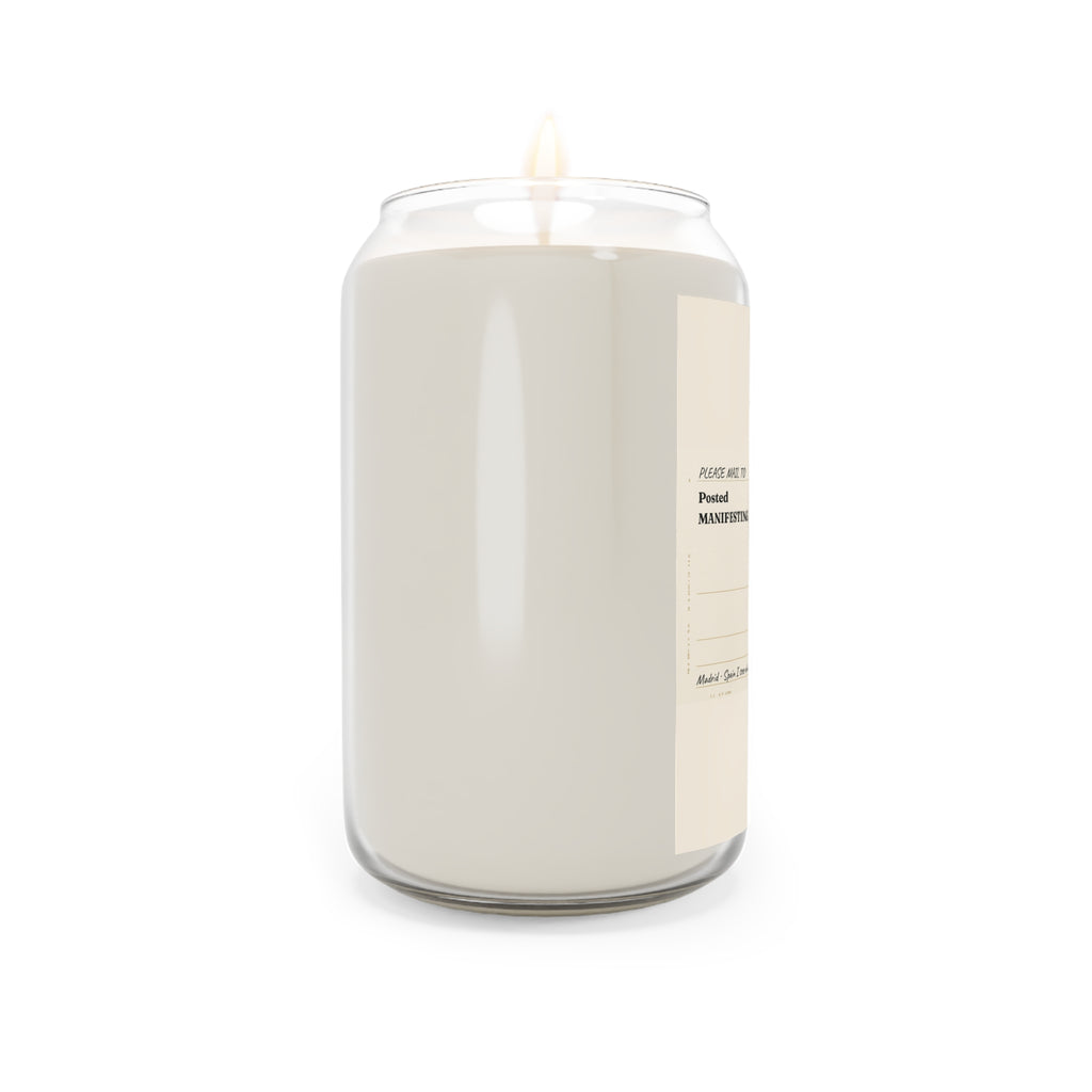 Personalized Soy Candle 14oz Manifesting | See It From Here Mediterranean Telescope | Luxury Gift Maison Voyageur