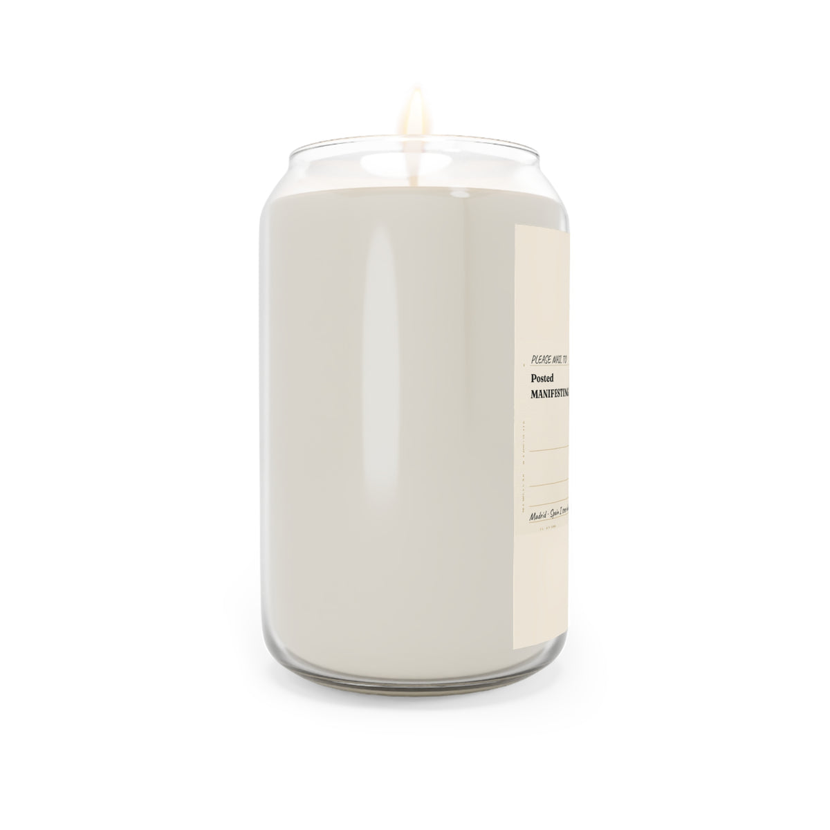 Personalized Soy Candle 14oz Manifesting | See It From Here Mediterranean Telescope | Luxury Gift Maison Voyageur