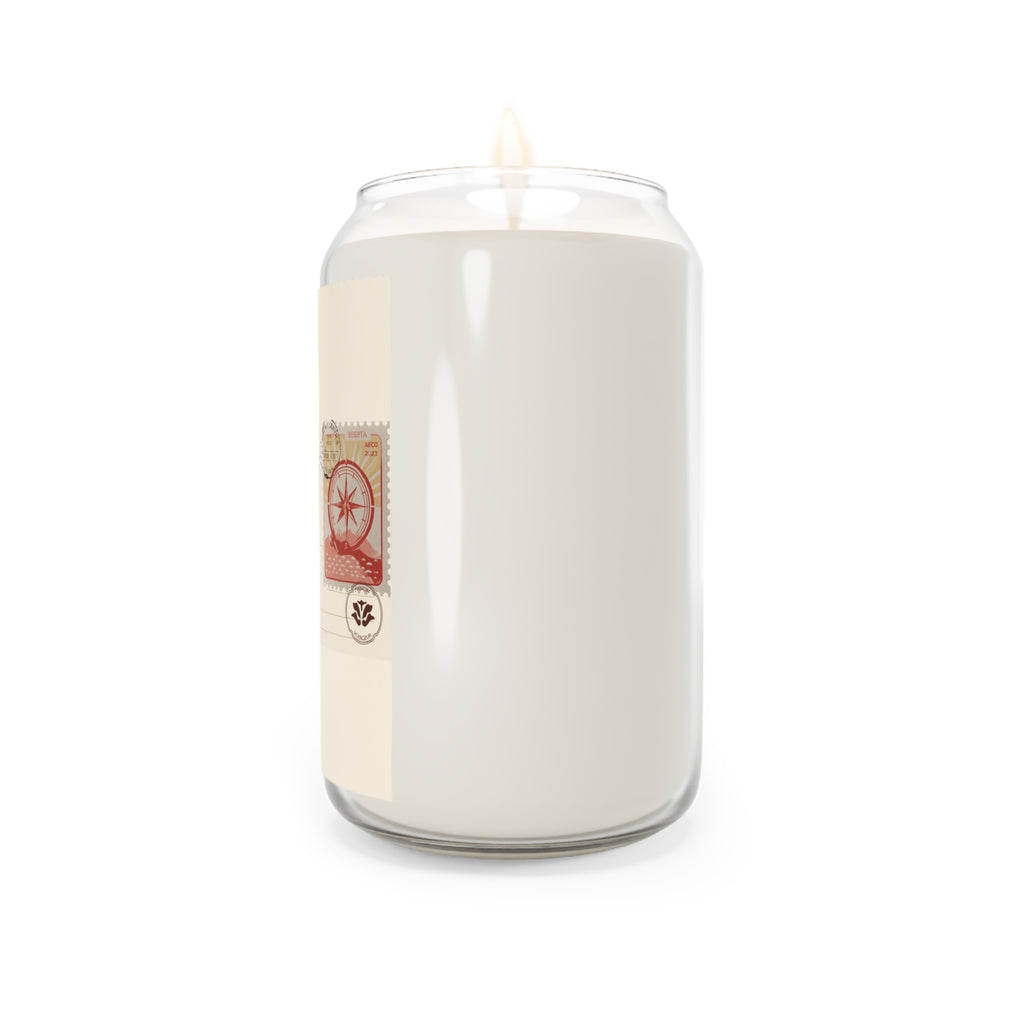 Personalized Soy Candle 14oz Intuition | I Follow Mediterranean Compass | Luxury Gift Maison Voyageur