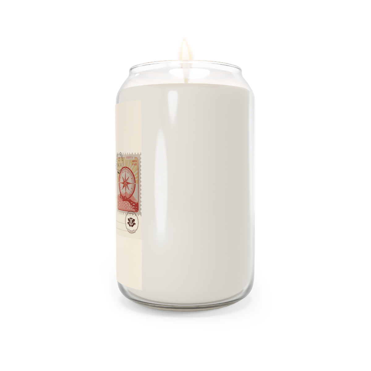 Personalized Soy Candle 14oz Intuition | I Follow Mediterranean Compass | Luxury Gift Maison Voyageur