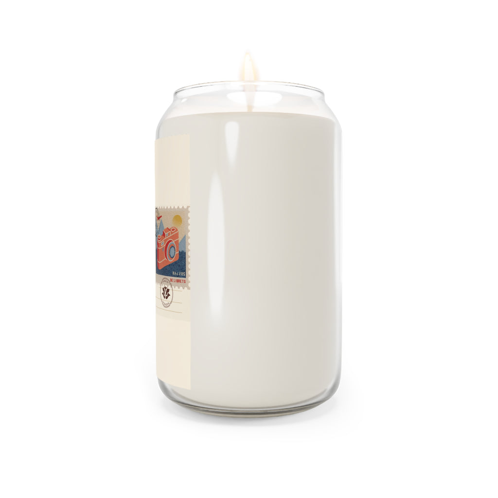 Personalized Soy Candle 14oz Presence | Notice This Moment Mediterranean Camera | Luxury Gift Maison Voyageur