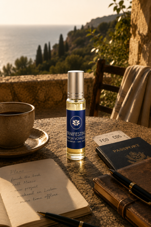 Manifesting 15ml travel size Eau de Parfum unisex · bergamot lime citrus cardamom · the invitation · Maison Voyageur Madrid