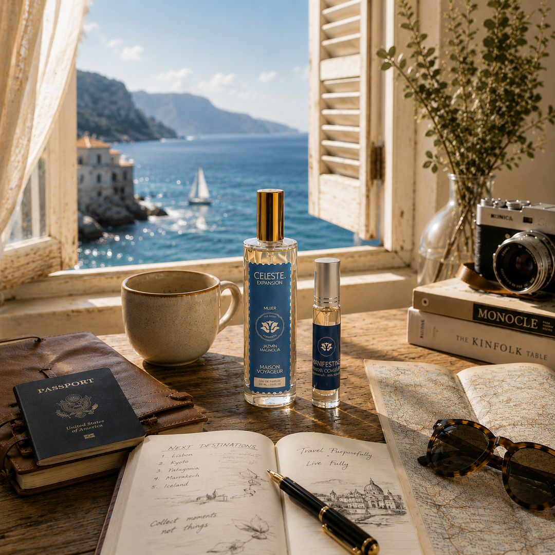 Expansion Discovery Pack featured · 100ml + 15ml · jasmine magnolia ylang · Maison Voyageur Madrid