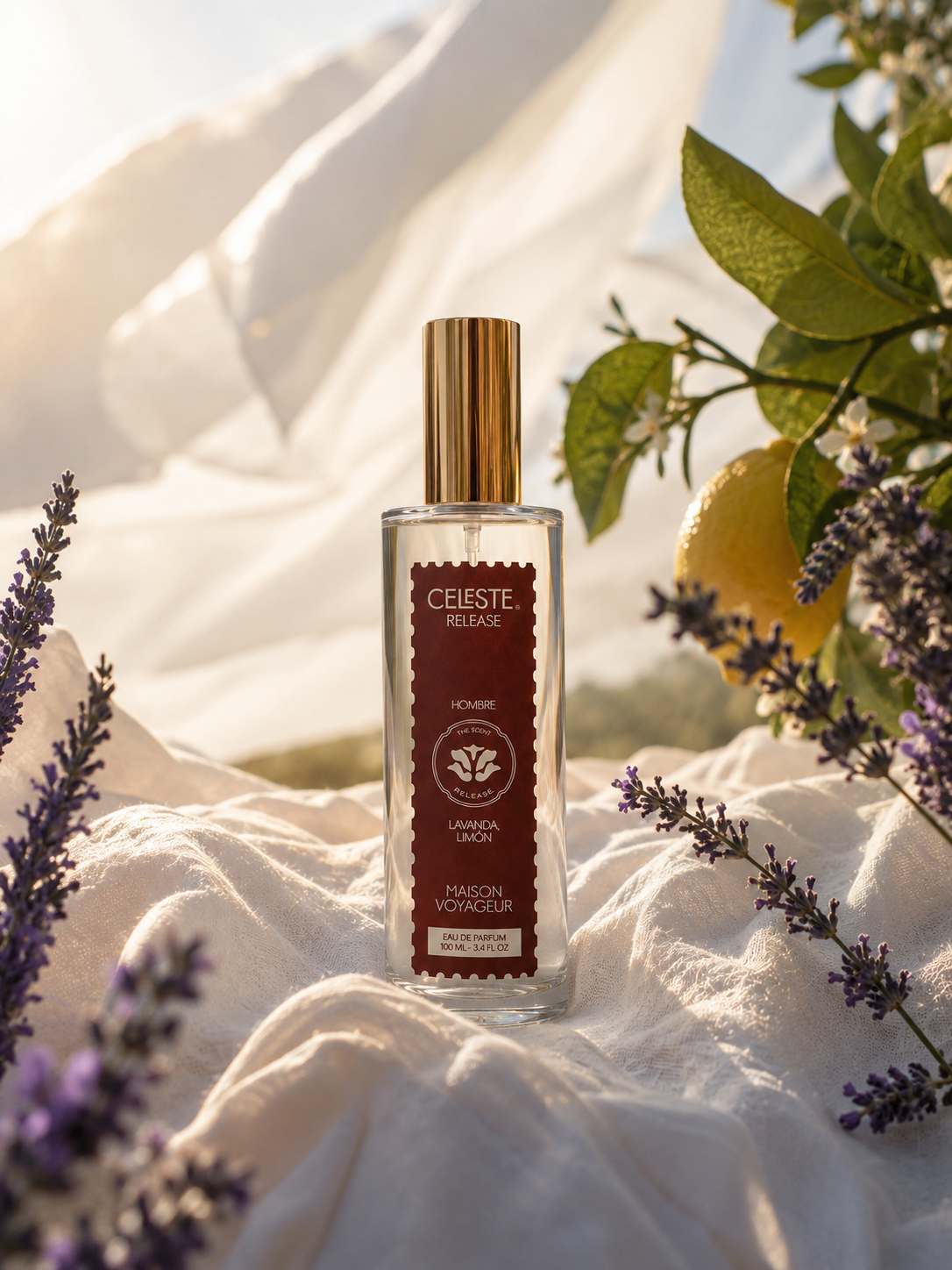 Lanzamiento Maison Voyageur · Eau de Parfum 100ml · Lavanda Limón Vetiver