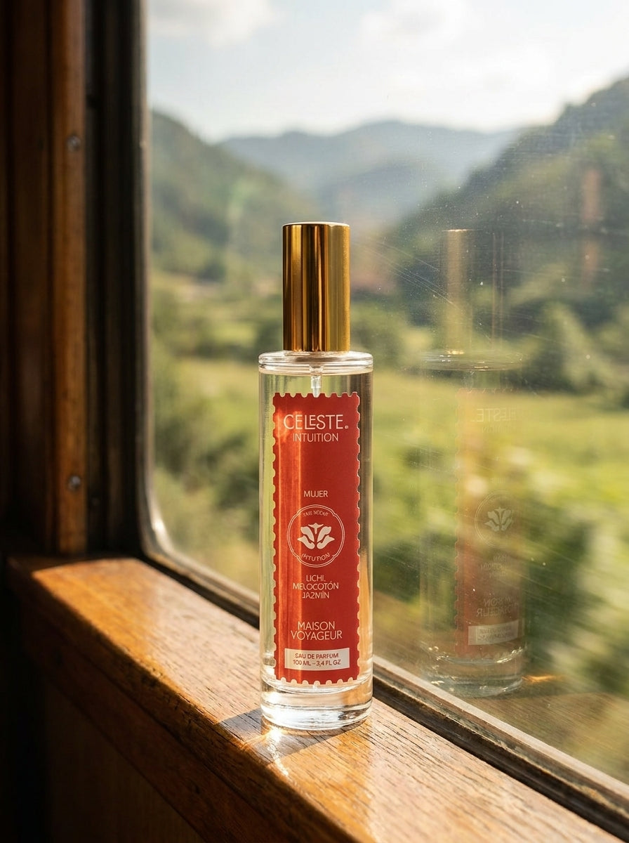 Intuition 100ml Eau de Parfum · Lychee Peach White Tea · Mediterranean Perfumerie · Maison Voyageur Madrid
