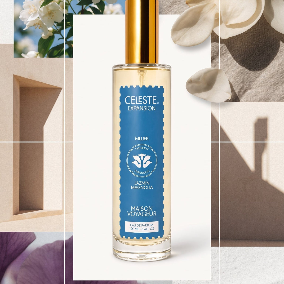 Expansion 100ml · moodboard sensoriel jazmín magnolia ylang · Maison Voyageur Madrid