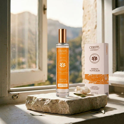 Certainty 100ml Eau de Parfum bottle · vanilla caramel cedar · Maison Voyageur Madrid