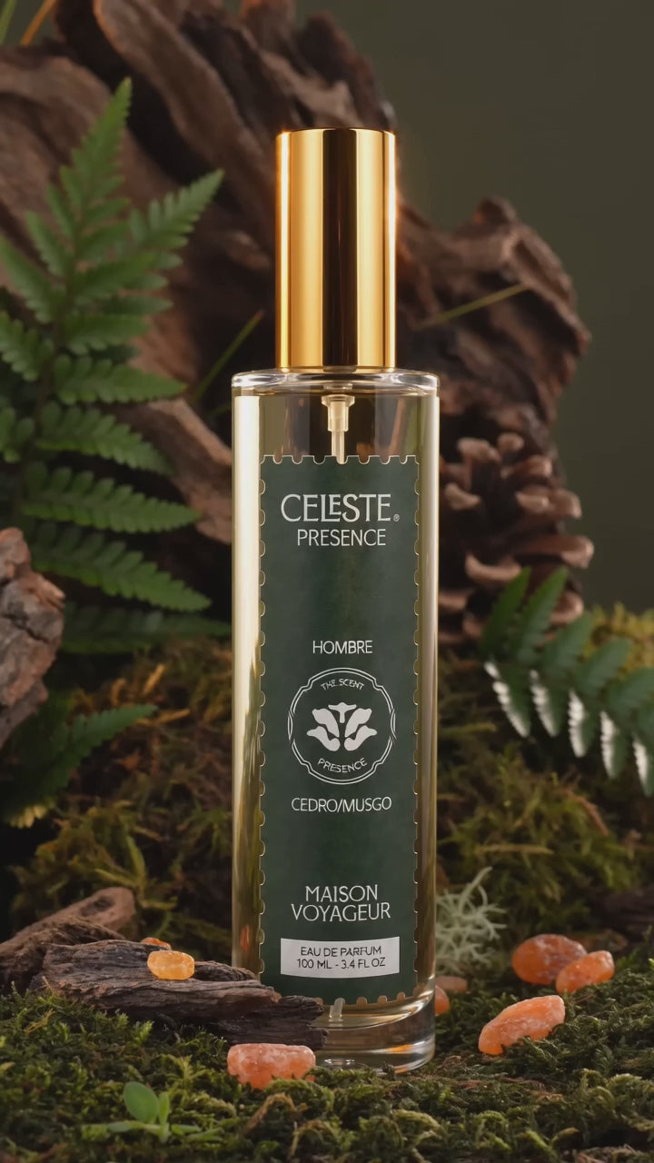 Maison Voyageur Presence · Eau de Parfum 100ml · Cedro Musgo Ambreta