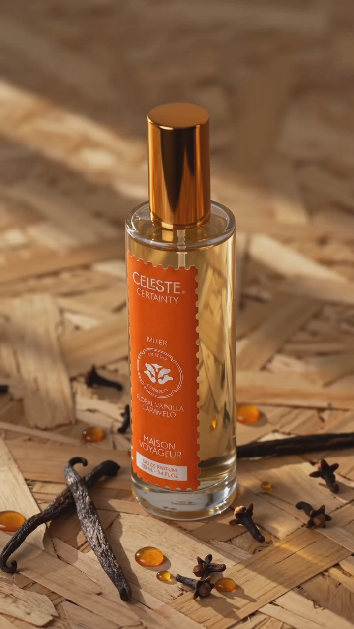 Maison Voyageur Certainty · Eau de Parfum 100ml · Vainilla floral caramelo