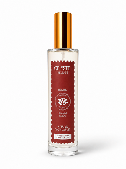 Release 100ml Eau de Parfum perfumery · lavender lemon vetiver · Maison Voyageur Madrid